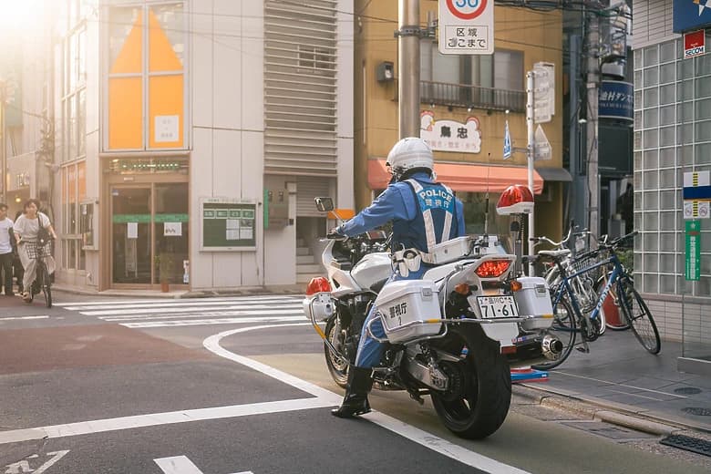 配達中の一瞬